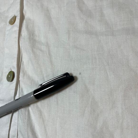 J Jill 100% Love Linen Sleeveless Blouse White Size Medium Collared Tank Vest - Picture 7 of 9